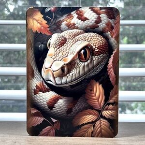 Vibrant Snake Handmade Greeting Card